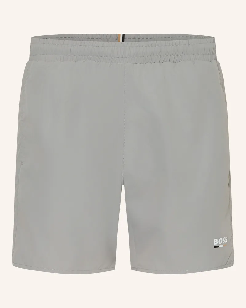 HUGO BOSS Badeshorts Swordfish blau Grau
