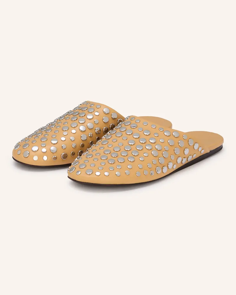 Tory Burch Pantoletten Camel