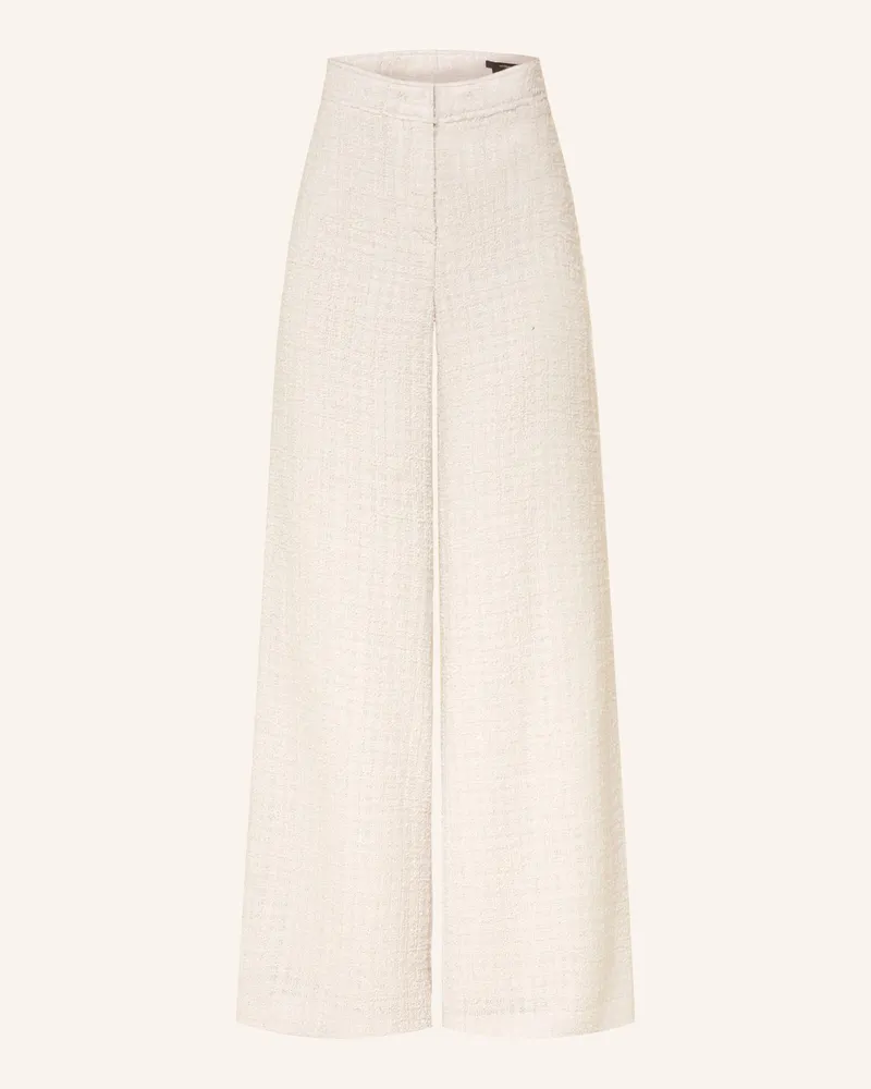 windsor. Marlenehose Aus Bouclé beige Creme