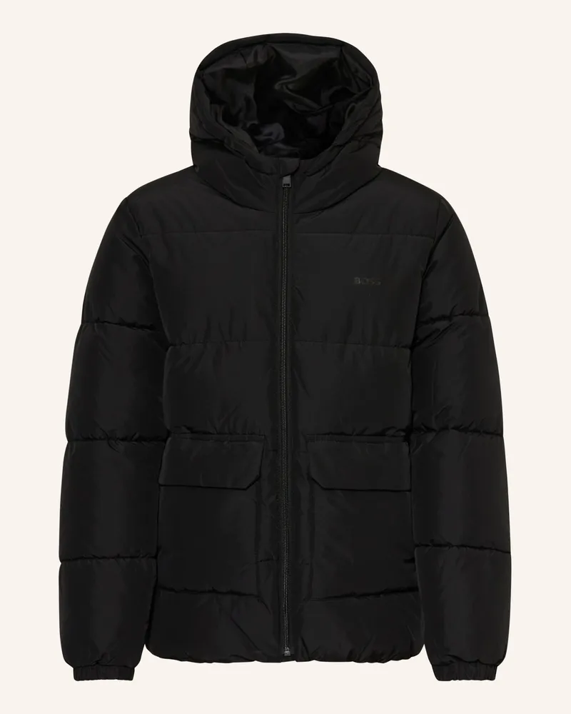 HUGO BOSS Steppjacke Schwarz