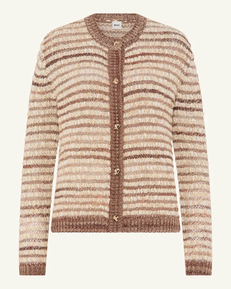 Brax Strickjacke Style Ann braun Hellbraun
