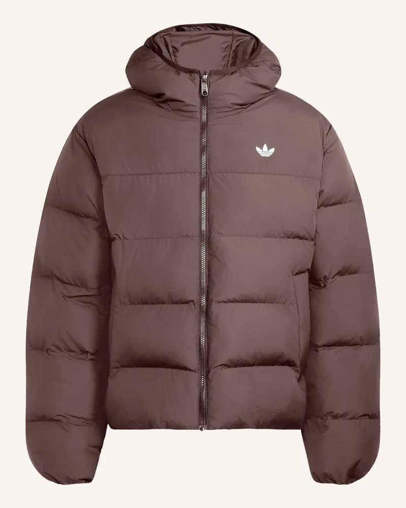adidas Steppjacke braun Dunkelbraun