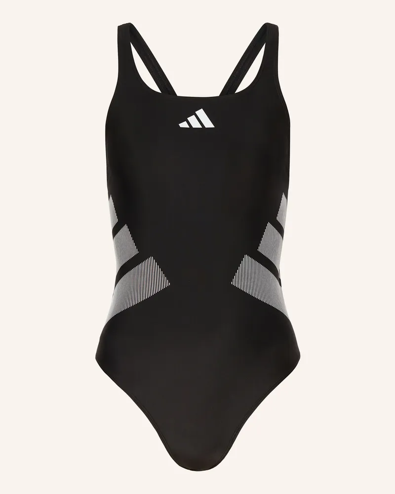 adidas Badeanzug LOGO C-BACK Schwarz