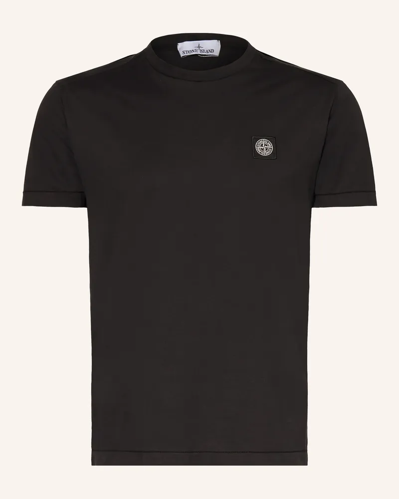 Stone Island T-Shirt schwarz Schwarz