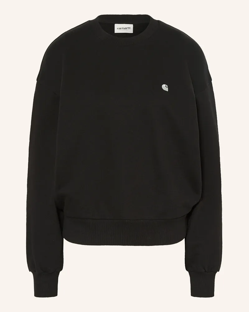 Carhartt WIP Sweatshirt W'casey grau Schwarz