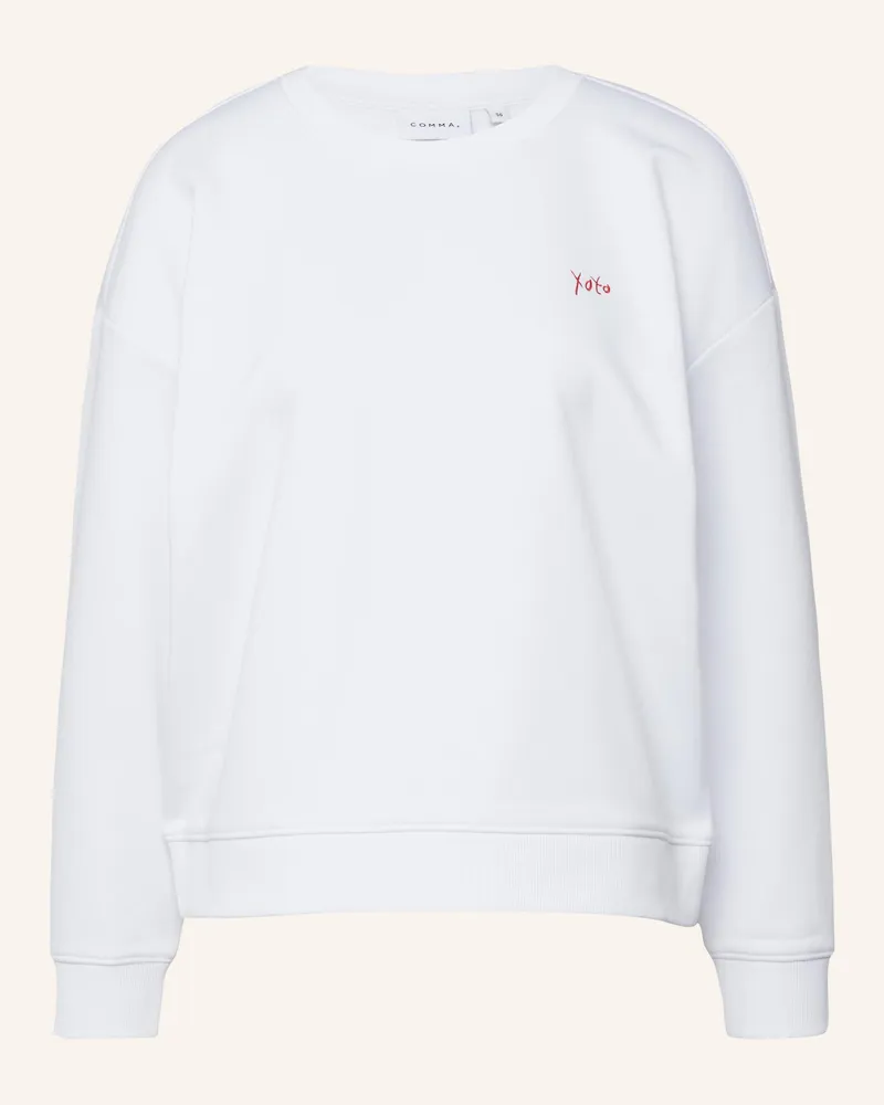 COMMA Sweatshirt weiss Weiss