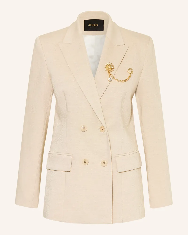 Maje Blazer beige Hellbraun