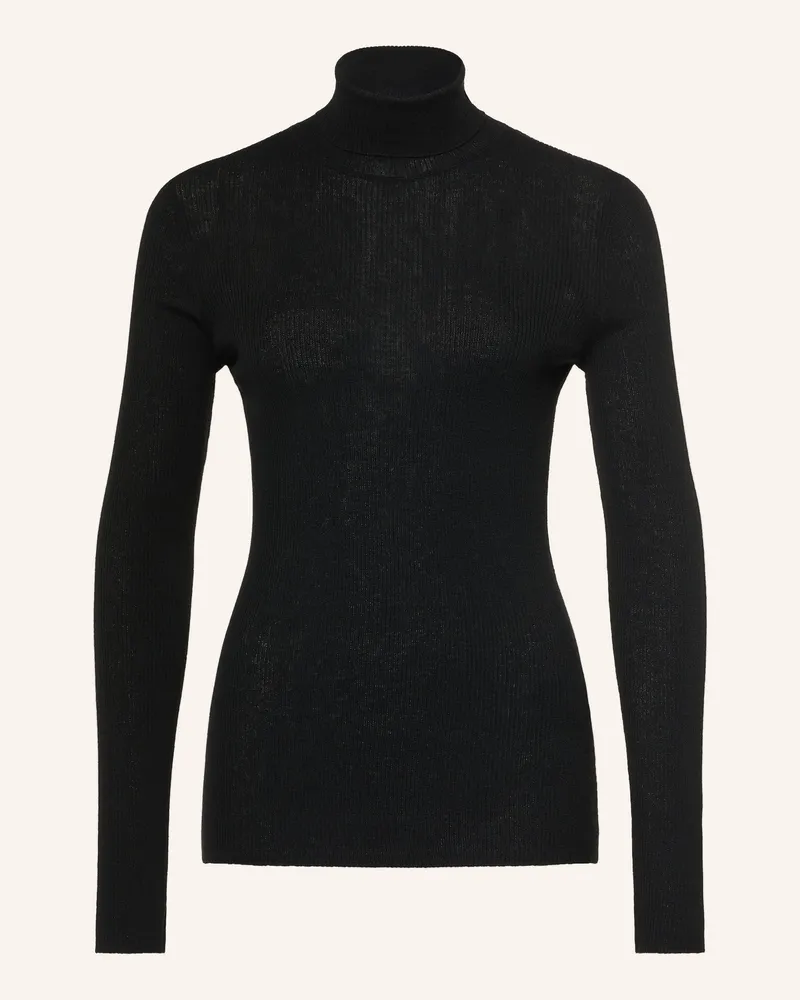 Maje Rollkragenpullover schwarz Schwarz