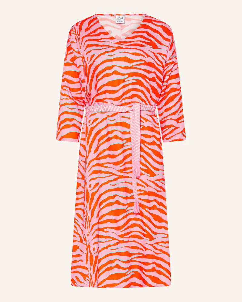 Emily van den Bergh Kleid mit 3/4-Arm Rosa
