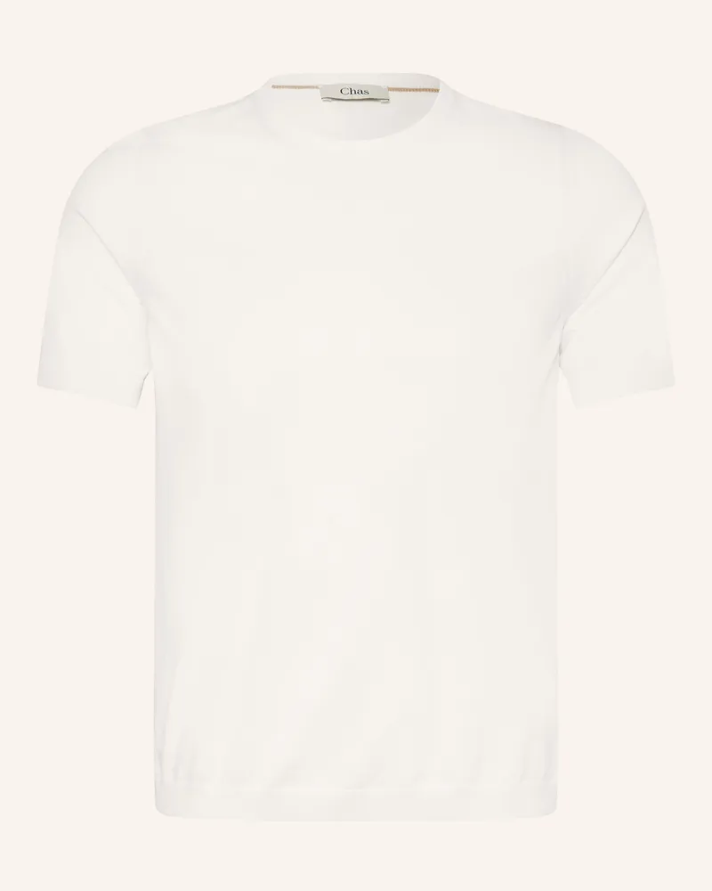 Chas Strickshirt weiss Weiss