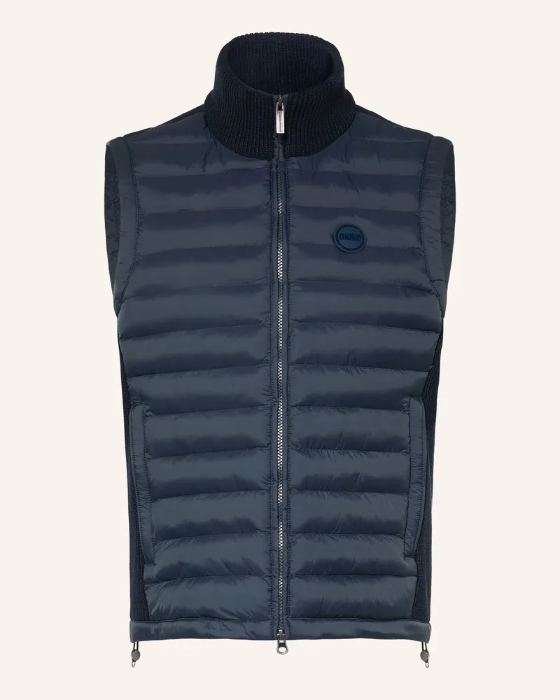 Colmar Steppweste Im Materialmix blau Dunkelblau