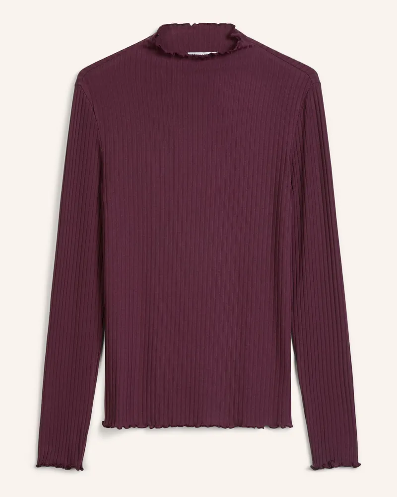 Marc O'Polo Ripp-Longsleeve rot Hellrot
