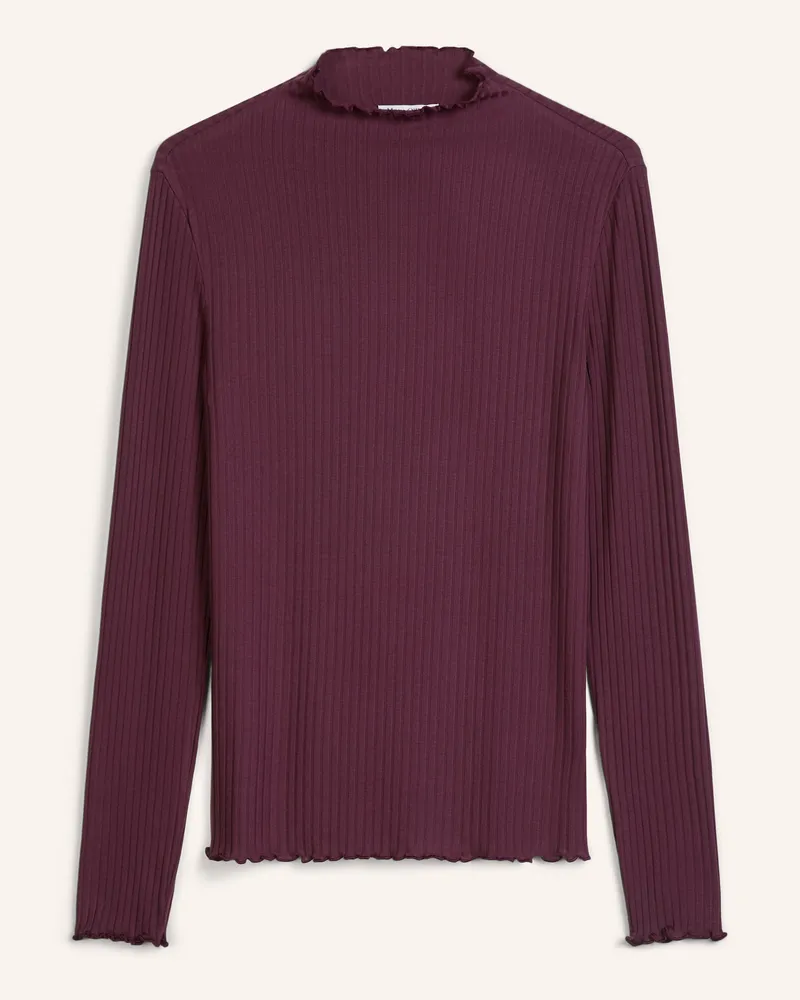 Marc O'Polo Ripp-Longsleeve rot Hellrot