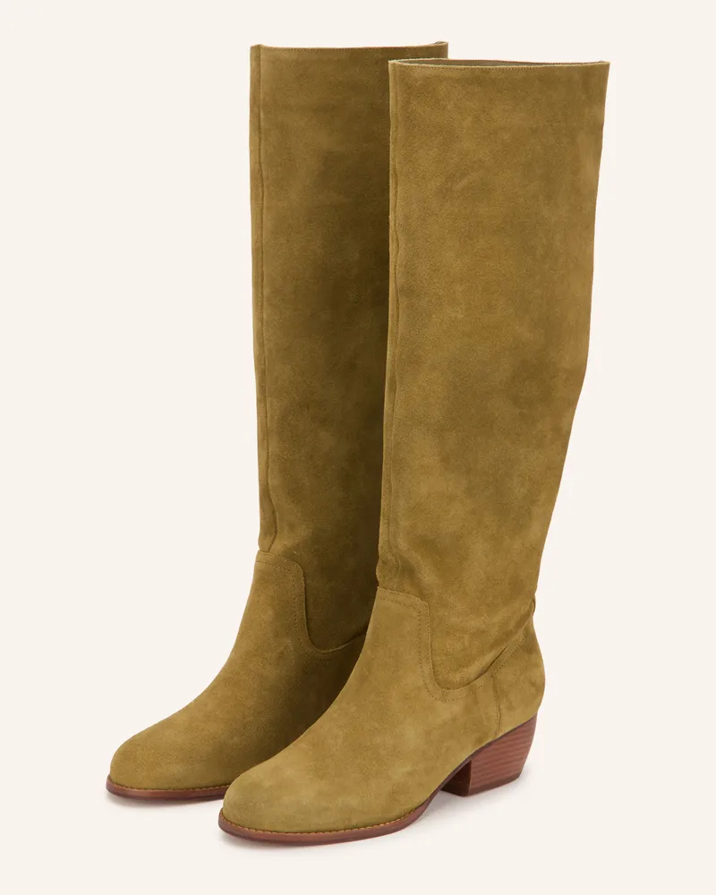 FARM Rio Stiefel beige Dunkelgelb
