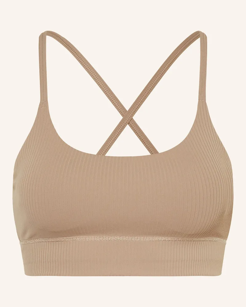 adidas Sport-Bh All Me Rib braun Beige