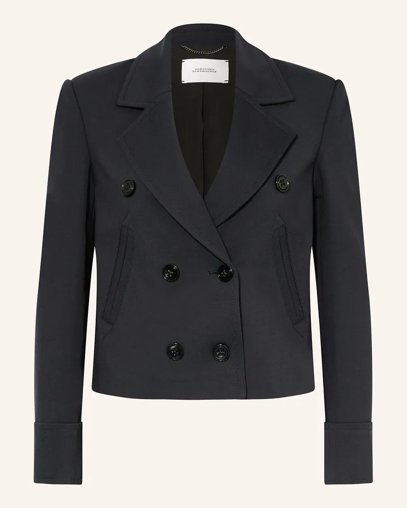 Dorothee Schumacher Jerseyblazer EMOTIONAL ESSENCE Dunkelblau