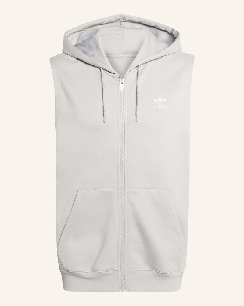 adidas Trefoil Essentials Hoodie Ohne Ärmel grau Grau