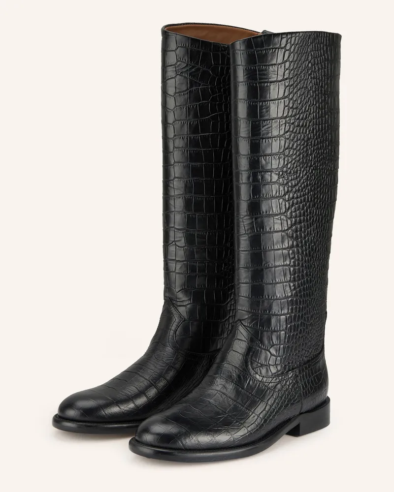 Paris Texas Stiefel Montana schwarz Carbone