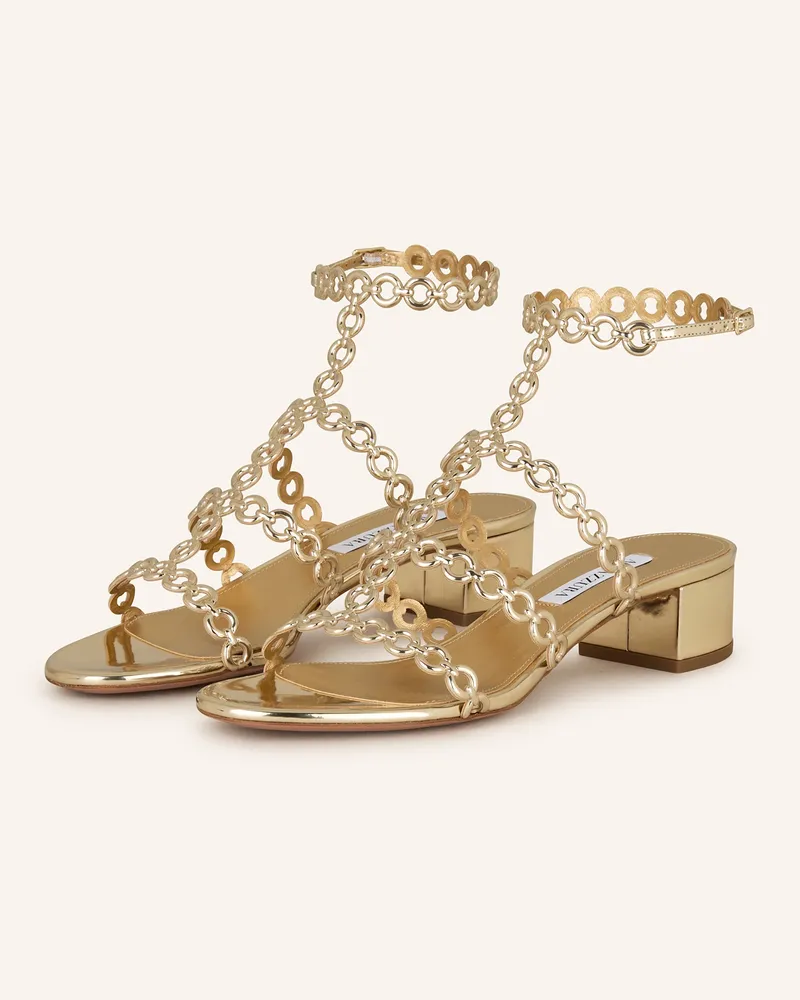 Aquazzura Sandalen Gold
