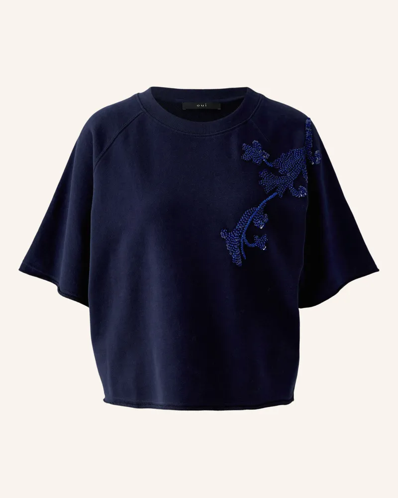 Oui  Sweatshirt blau Blau