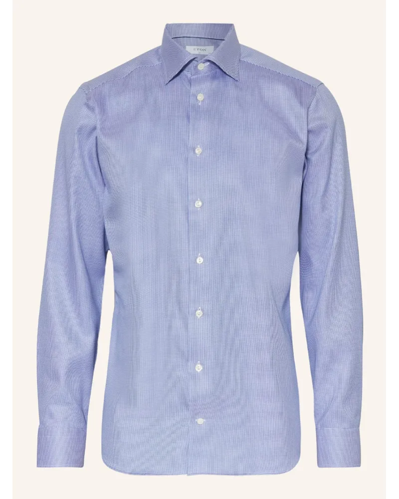 Eton Hemd Slim Fit Blau