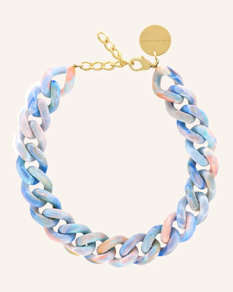Vanessa Baroni Kette FLAT CHAIN NECKLACE SEA WAVE by GLAMBOU Blau