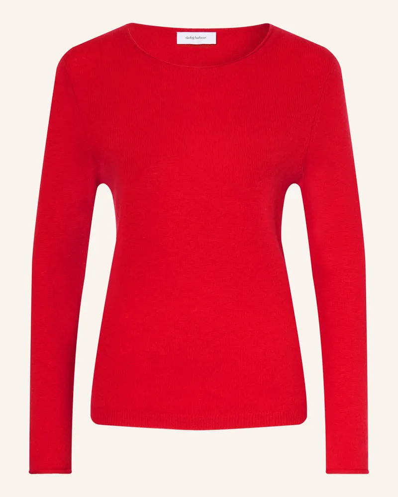Darling Harbour Cashmere-Pullover rot Red