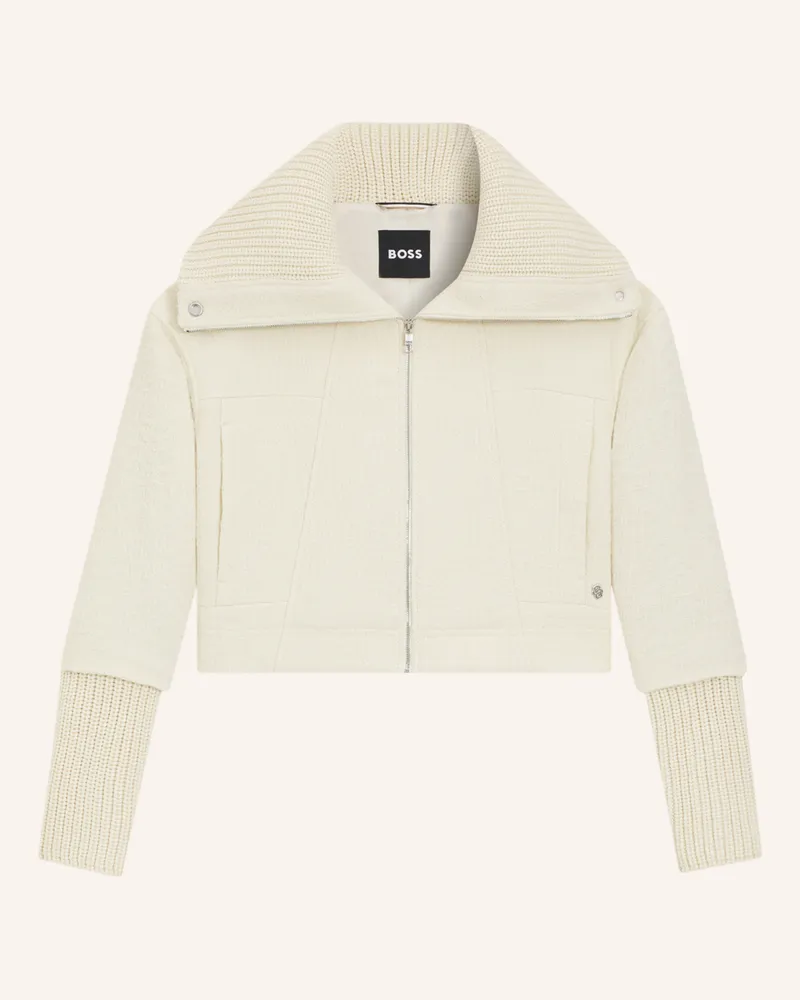 HUGO BOSS Blazer JAFEDA1 Regular Fit Weiss