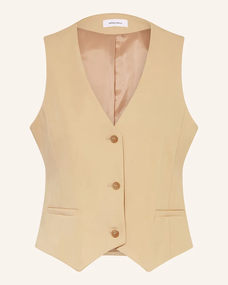Darling Harbour Blazerweste beige Beige