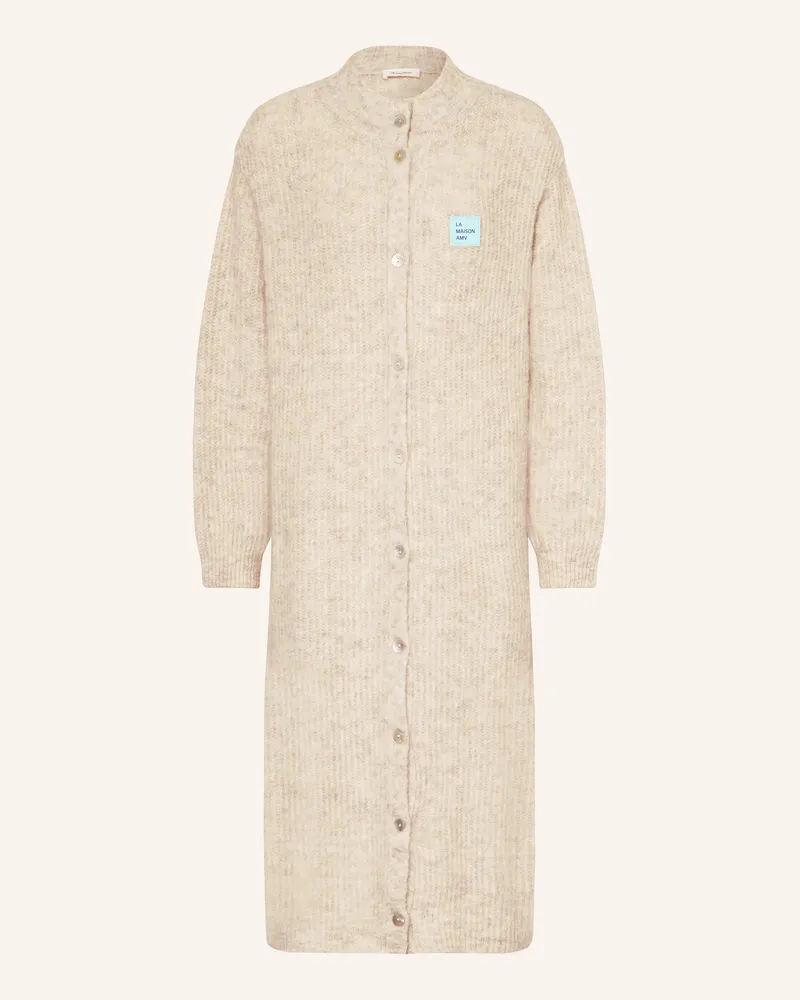 American Vintage Strickjacke EAST mit Alpaka Creme