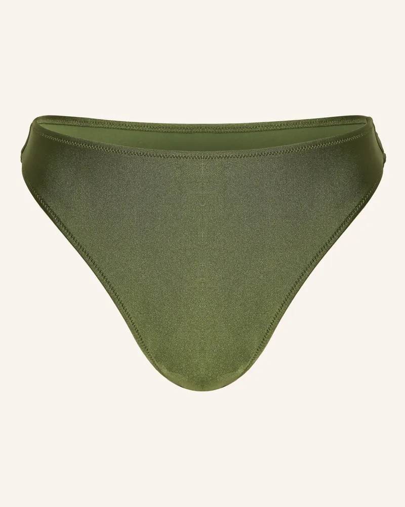 Mrs & HUGS High-Waist-Bikini-Hose Oliv