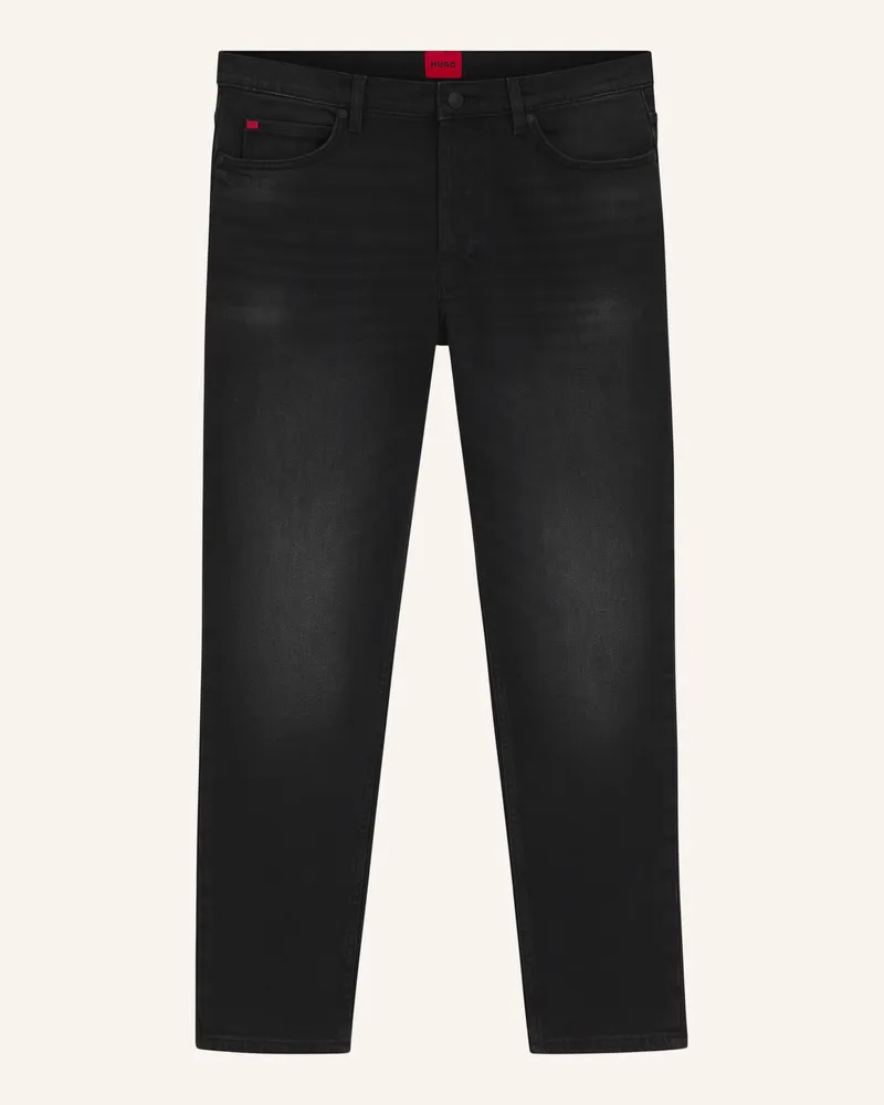 HUGO BOSS Jeans HUGO 634 Tapered Fit Schwarz