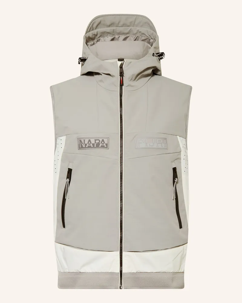 Napapijri Funktionsweste CLAY Hellgrau