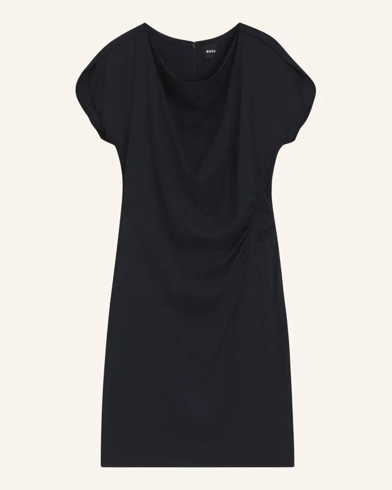 HUGO BOSS Business Kleid DEVANIA Slim Fit Dunkelblau