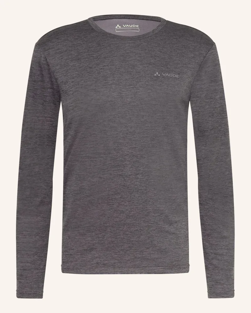 Vaude Longsleeve Essential schwarz Dunkelgrau