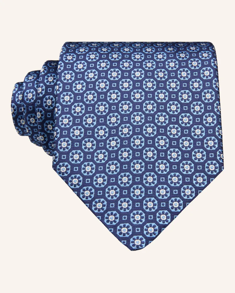 Eton Krawatte blau Dunkelblau