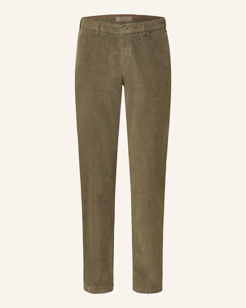 Hiltl Cordchino Slim Fit gruen Oliv