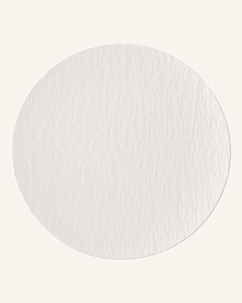 Villeroy & Boch Gourmetteller Manufacture Rock Blanc weiss Weiss