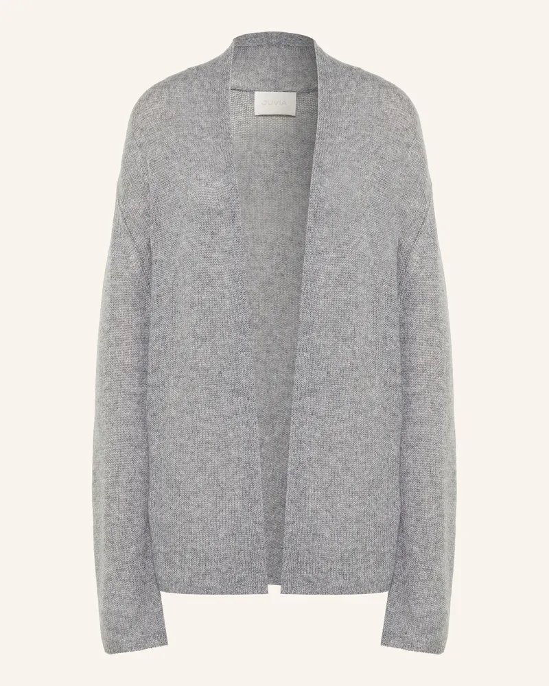 Juvia Strickhülle Saviya Aus Cashmere grau Grau