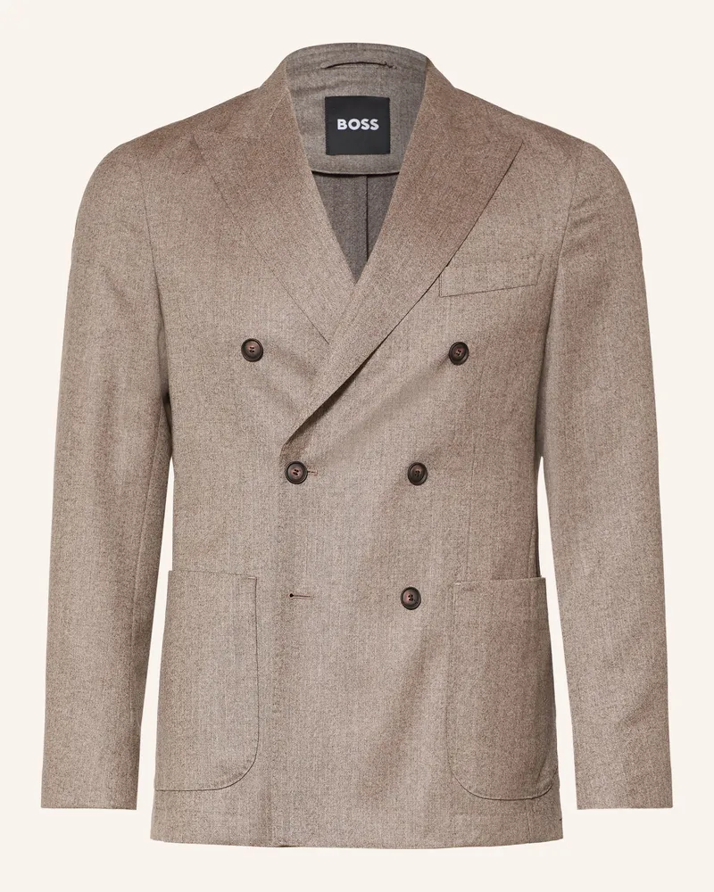 HUGO BOSS Anzugsakko Hanry Slim Fit braun 240