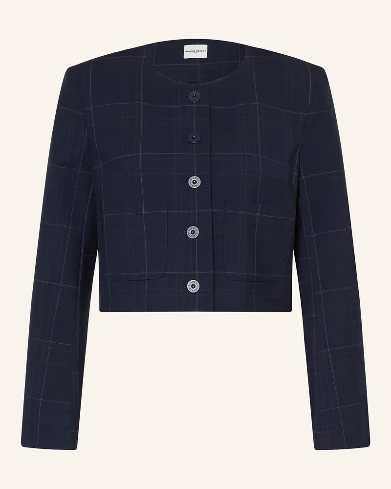 Claudie Pierlot Kastenjacke blau Dunkelblau