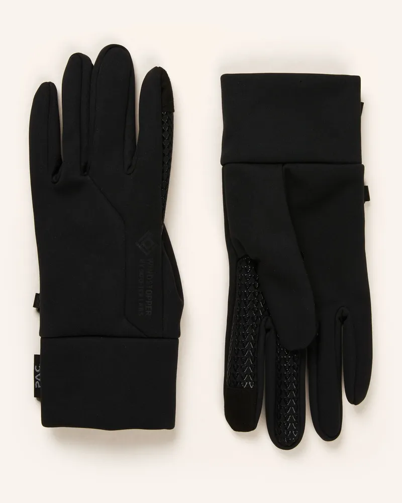 P.A.C. Multisport-Handschuhe mit Touchscreen-Funktion Schwarz