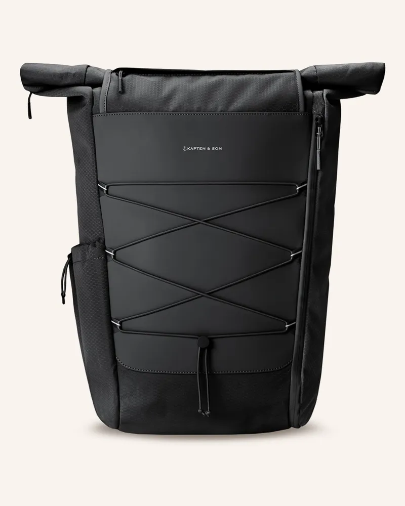 Kapten & Son Rucksack Banff 28 L Mit Laptop-Fach schwarz Schwarz