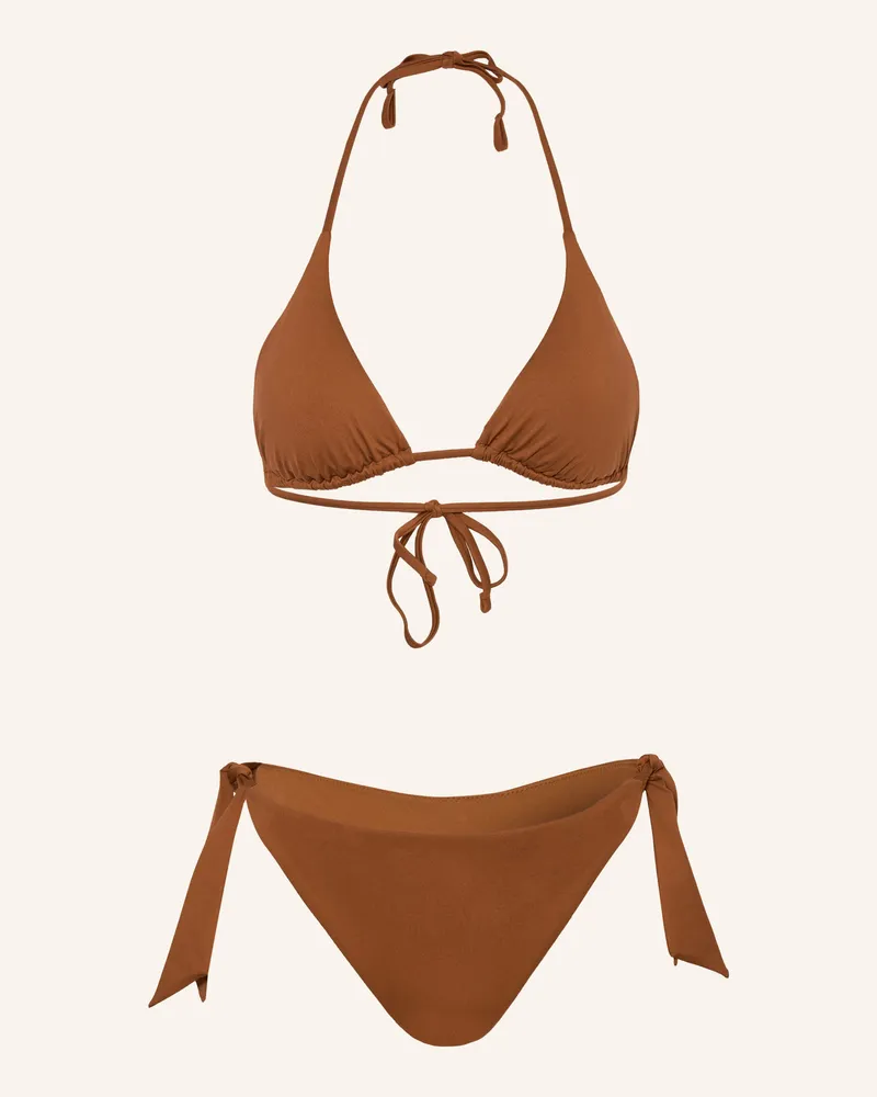 Max Mara Triangel-Bikini Baby braun Braun