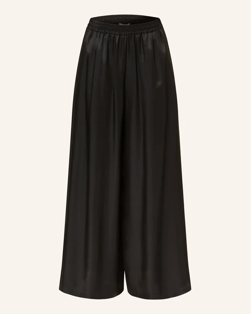 COS Satinhose schwarz Schwarz