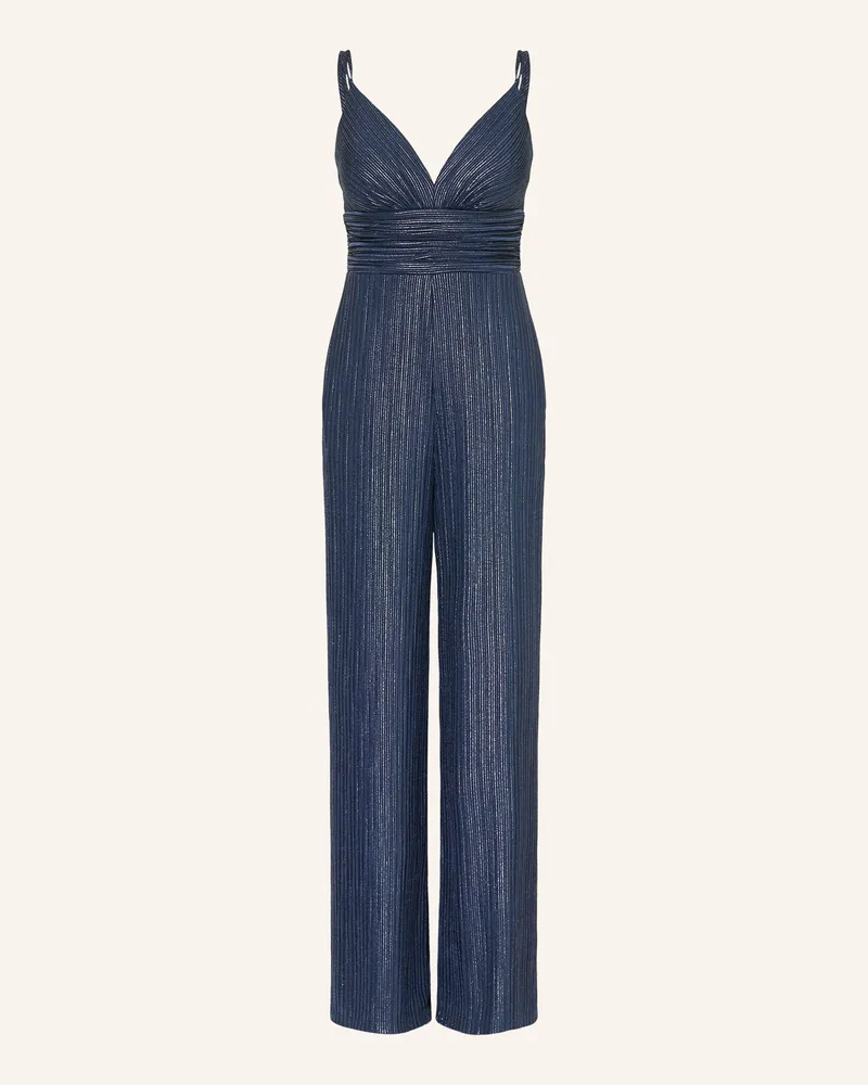 Vera Mont Jumpsuit Mit Glitzergarn blau Blau