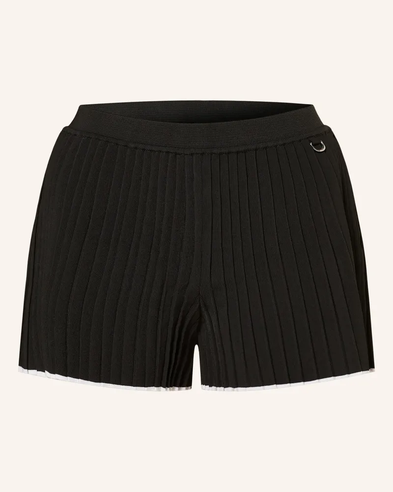 Jacquemus Jerseyshorts LE SHORT MAILLE PLISSÉ mit Plissees Schwarz
