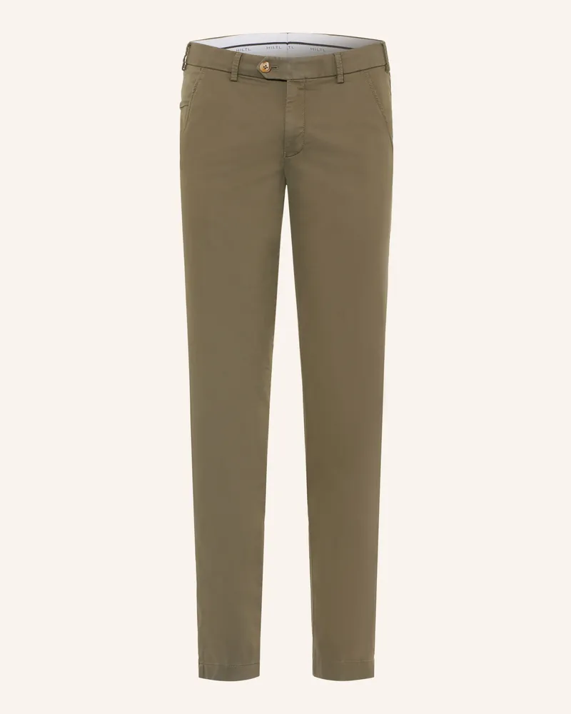 Hiltl Chino Extra Slim Fit gruen Oliv