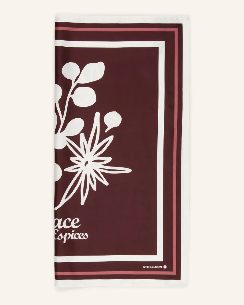 Strellson Seidentuch Dunkelbraun