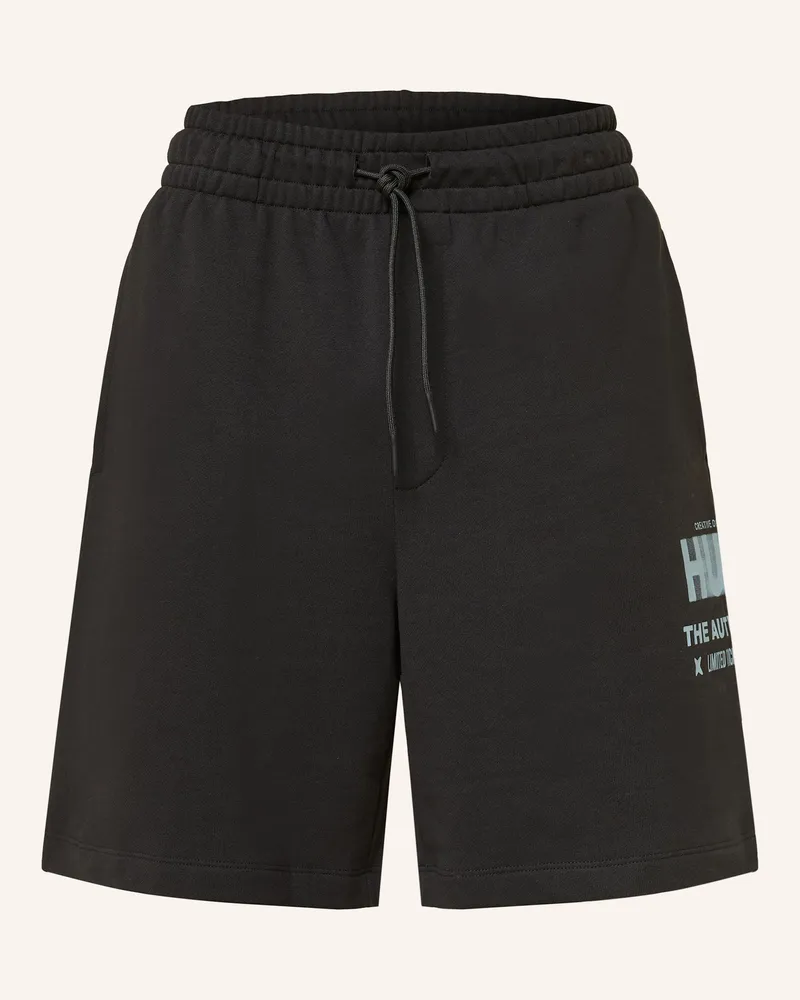 HUGO BOSS Sweatshorts NESISHO Schwarz